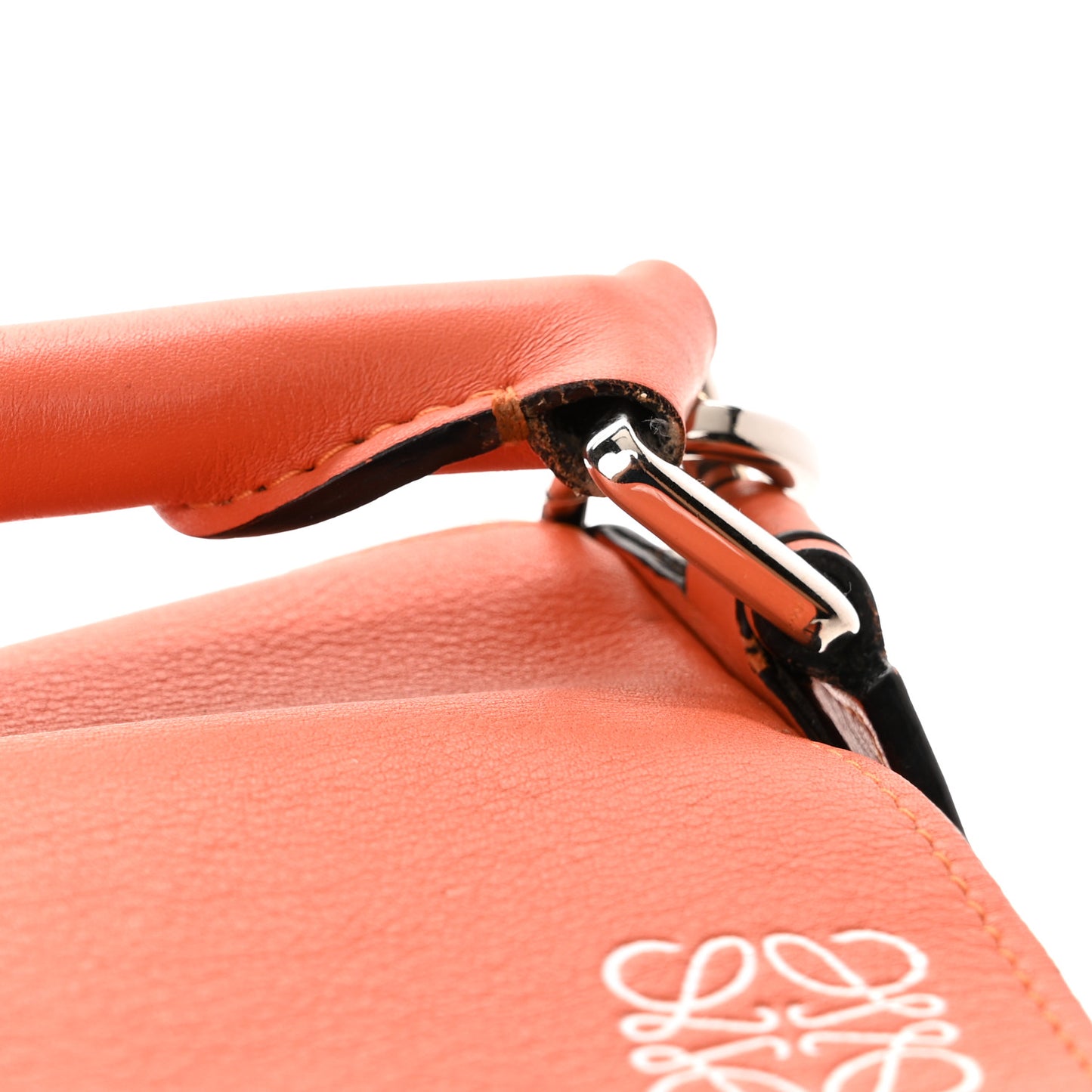 Calfskin Medium Puzzle Bag Orange