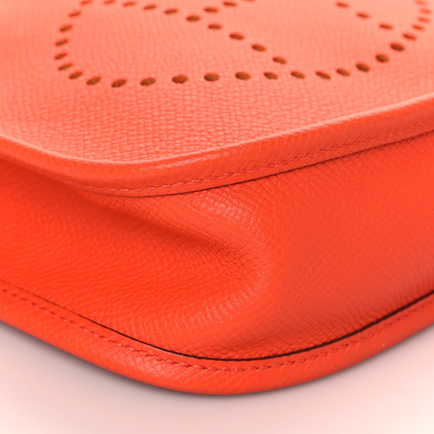 Hermes Epsom Amazone Evelyne TPM Orange Poppy Bleu Zanzibar 9 of 11