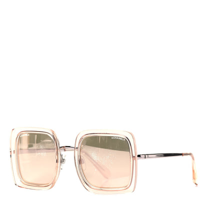Chanel Mirror Square Sunglasses 4240 Pink 1 of 6
