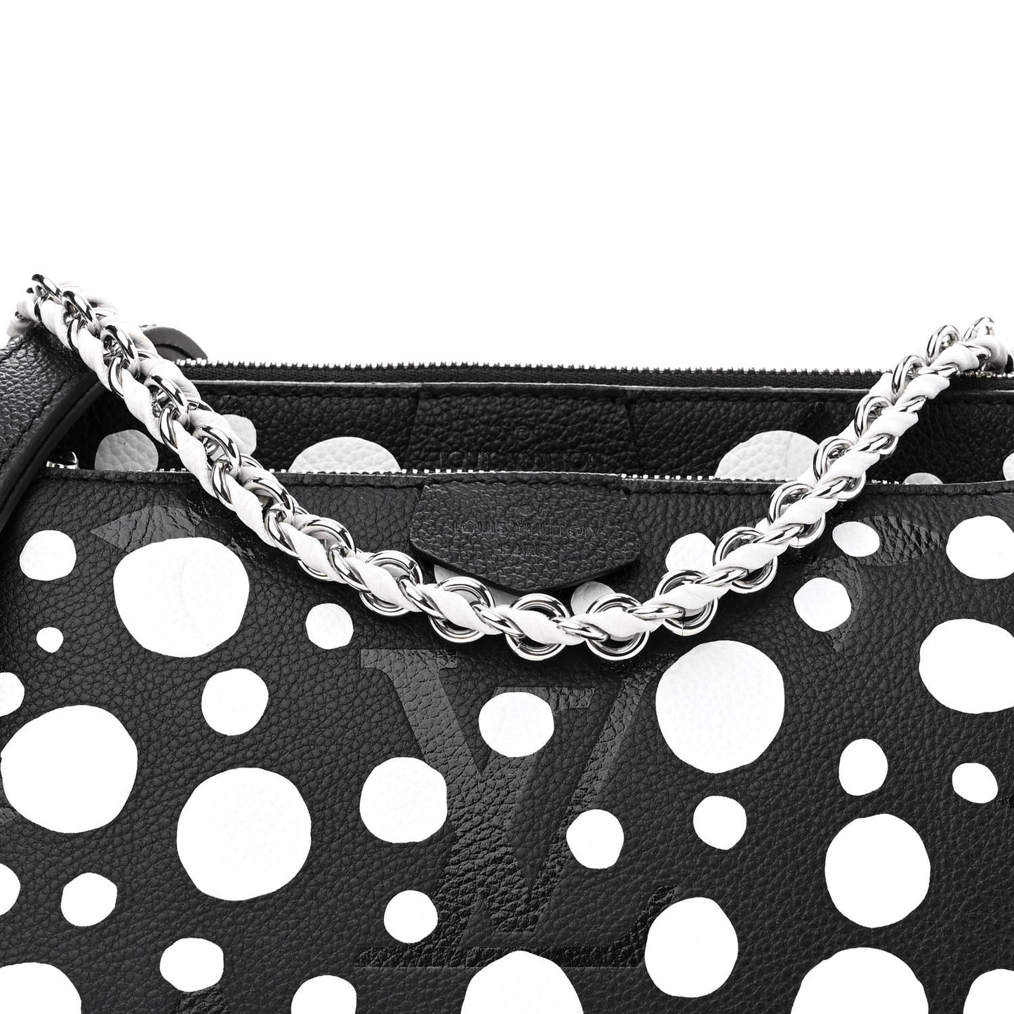 LV X YK Empreinte Multi Pochette Accessories Black White