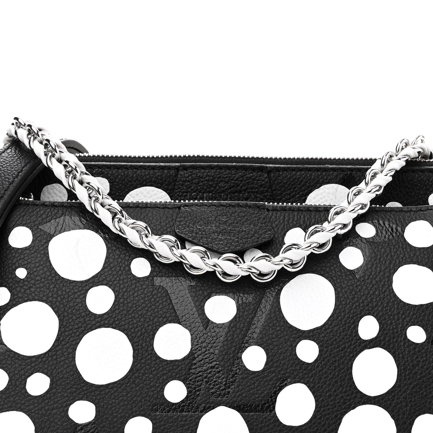Louis Vuitton LV X YK Empreinte Multi Pochette Accessories Black White 8 of 10