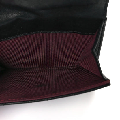 Chanel Lambskin Quilted Compact French Flap Wallet Black 8 of 10
