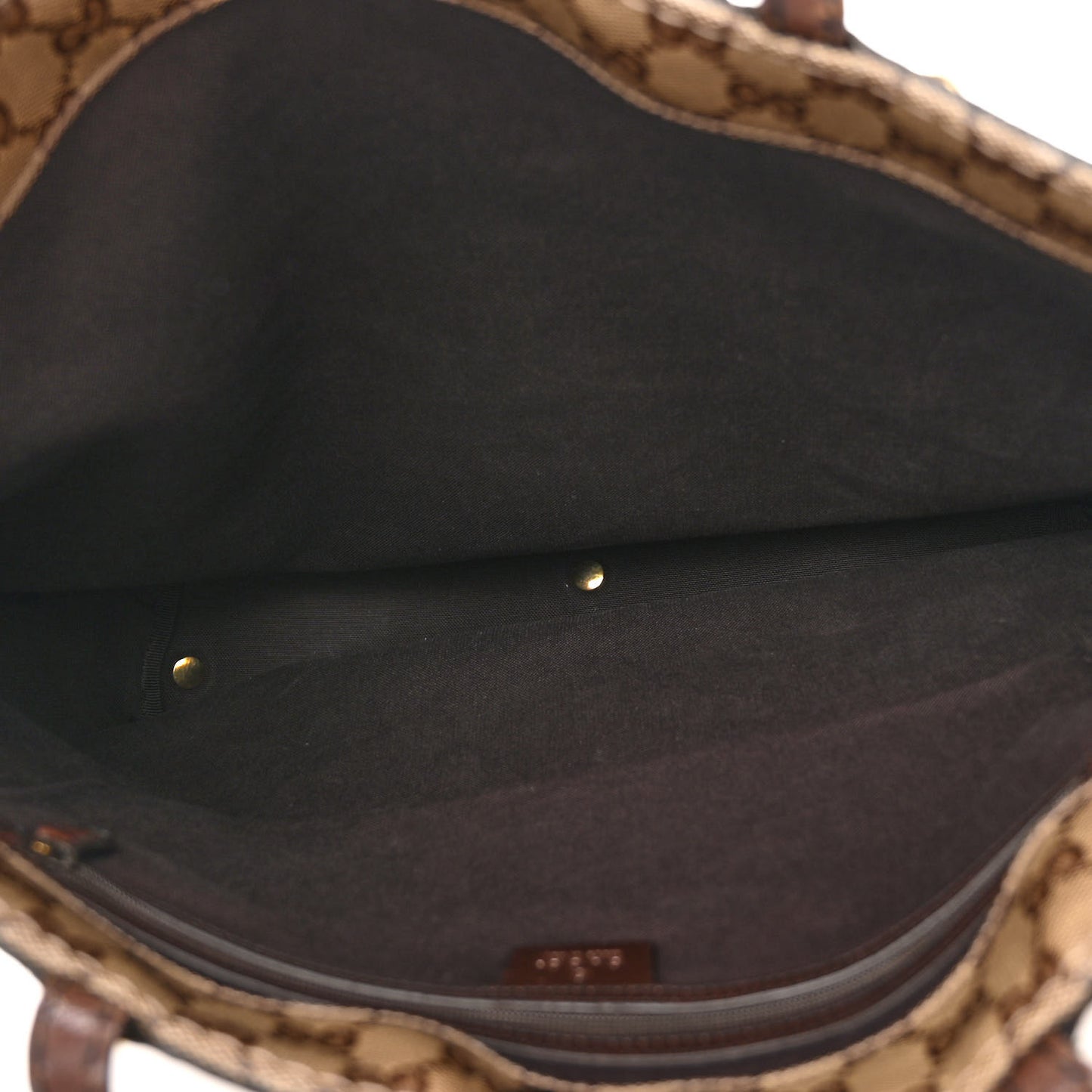 Crystal Monogram Large Babouska Vertical Shopping Tote Brown