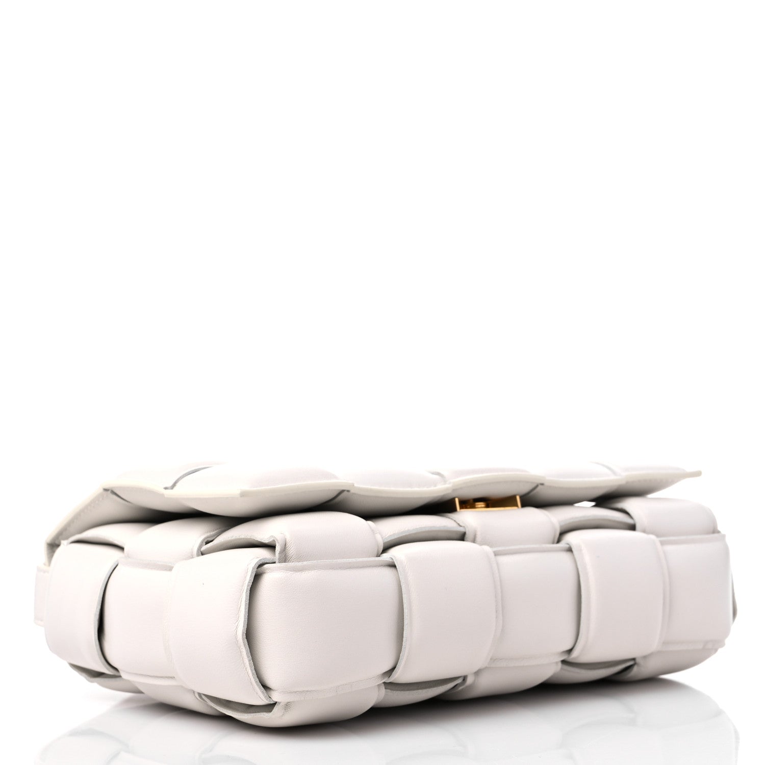 Bottega Veneta Nappa Maxi Intreccio Padded Cassette Crossbody Bag Chalk 4 of 8