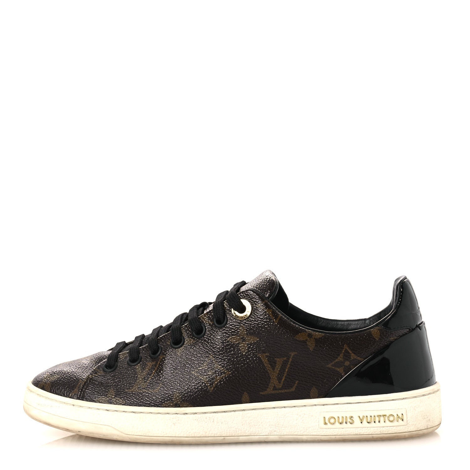 Louis Vuitton Patent Monogram Frontrow Sneakers 37 1 of 16