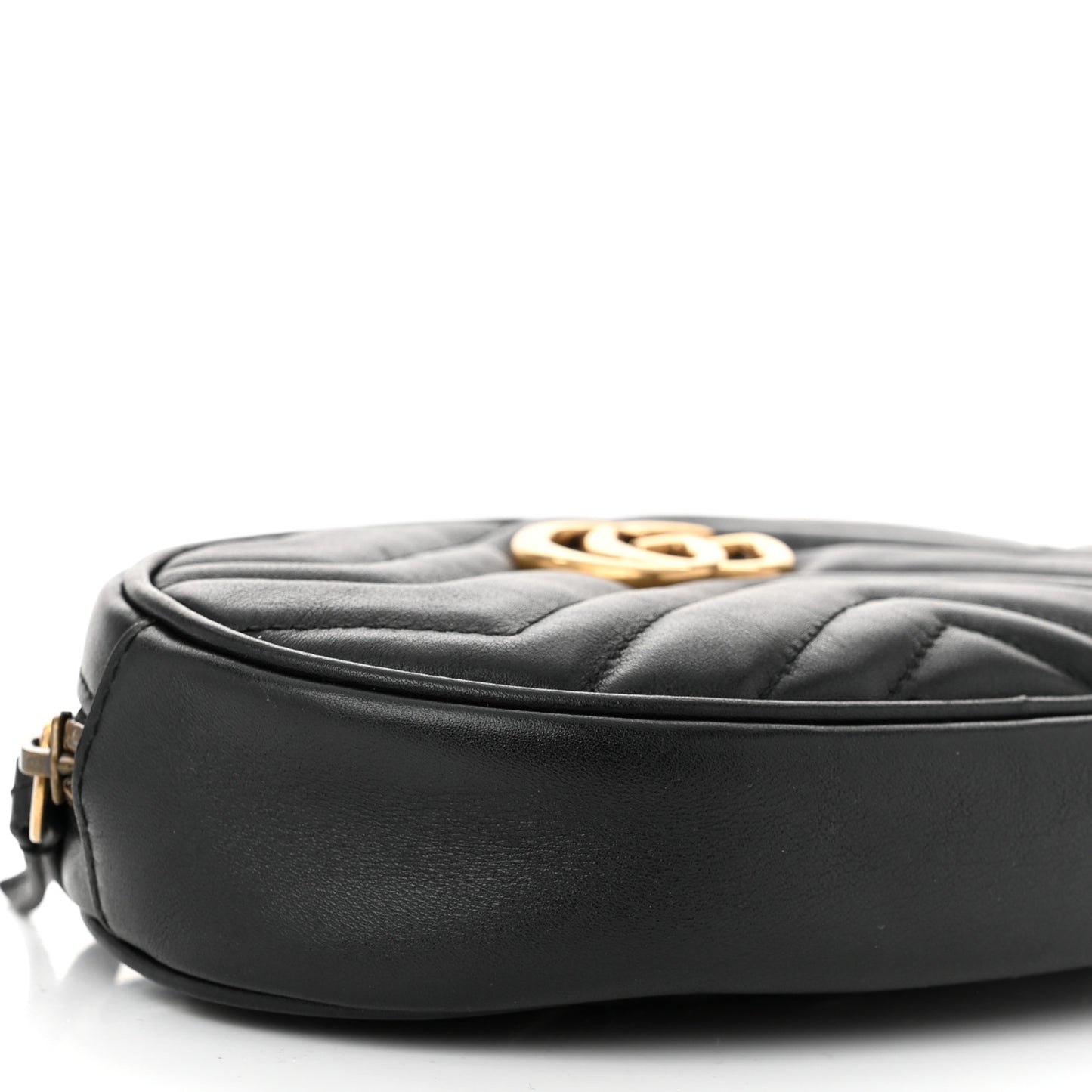 Calfskin Matelasse GG Marmont Belt Bag 95 38 Black