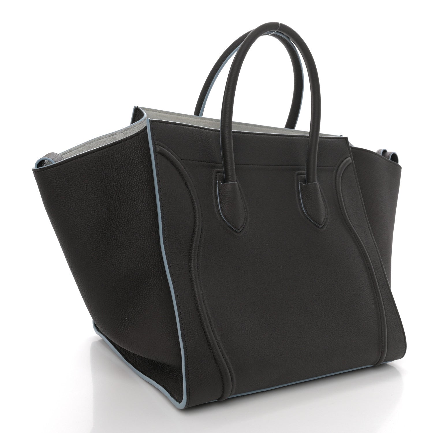 Celine Baby Grained Calfskin Medium Phantom Luggage Anthracite 3 of 11