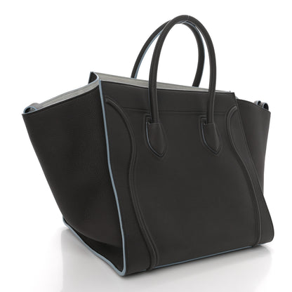 Celine Baby Grained Calfskin Medium Phantom Luggage Anthracite 3 of 11