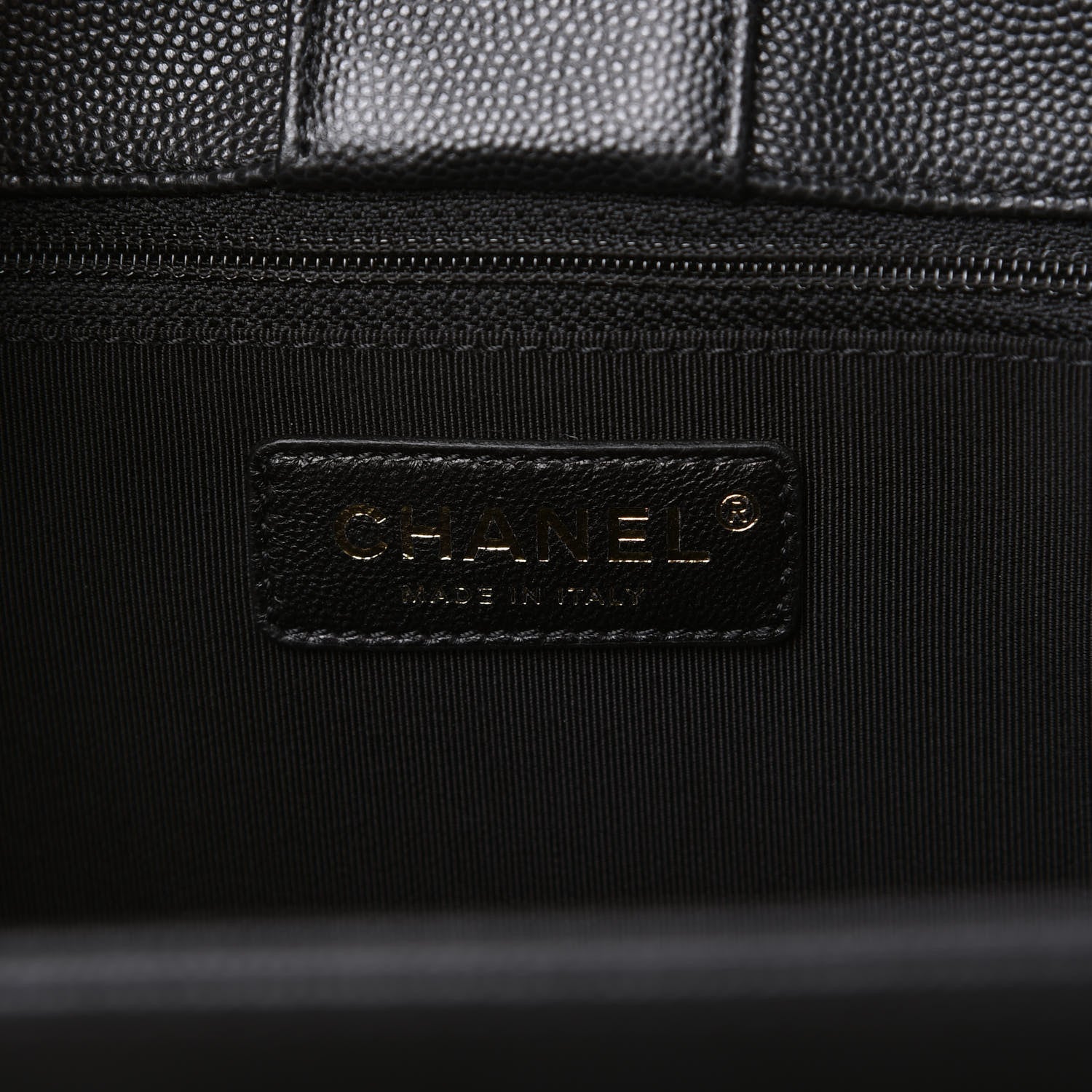 Chanel Caviar Quilted In Out Flap Shopping Tote Black 8 of 11