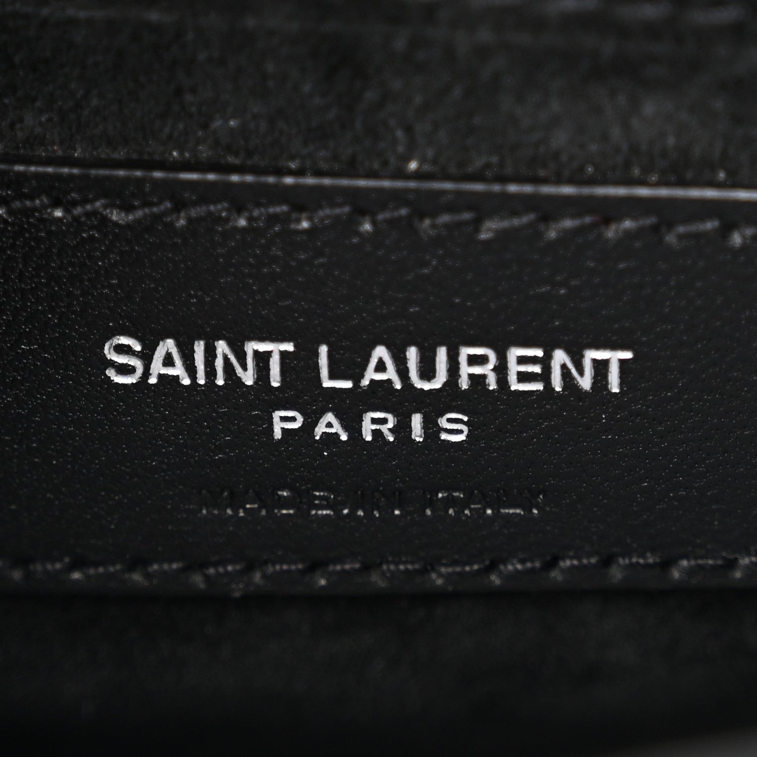Saint Laurent Coated Bark Calfskin Medium Monogram Sunset Black 6 of 10