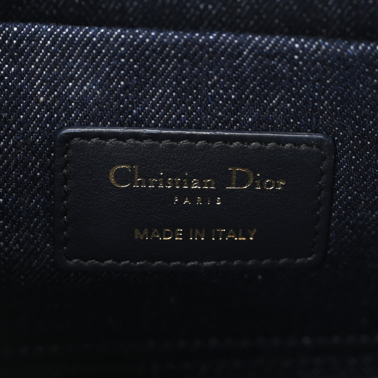 Christian Dior Denim Flowers Cannage Medium Lady D-Joy Blue 6 of 10