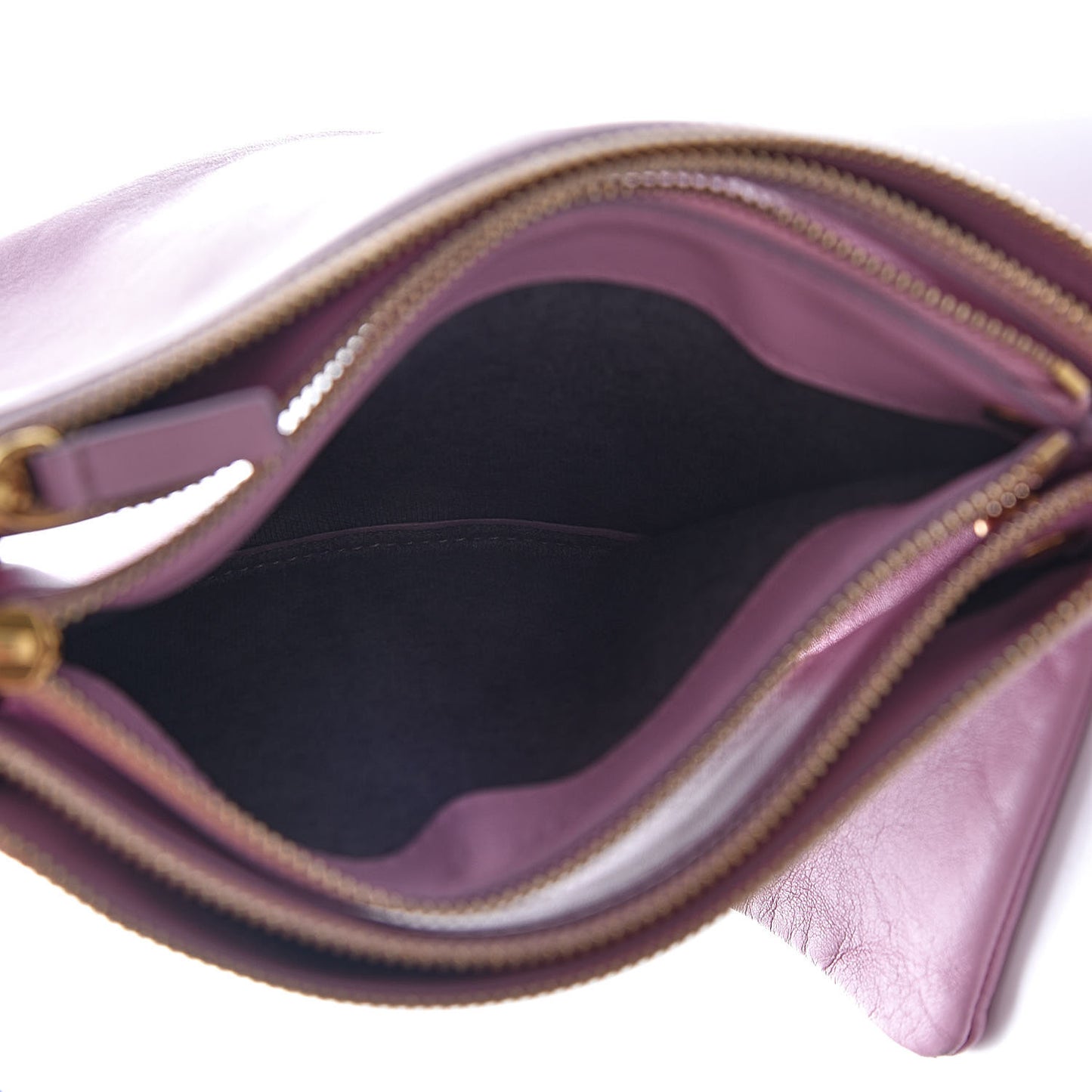 Lambskin Small Trio Crossbody Bag Antique Rose