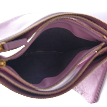 Celine Lambskin Small Trio Crossbody Bag Antique Rose 7 of 19