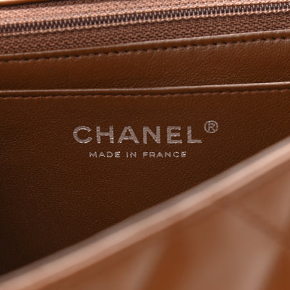 Chanel Lambskin Quilted Jumbo Single Flap Dark Brown 6 of 15