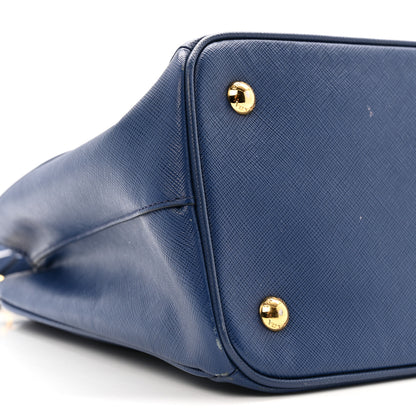 Prada Saffiano Lux Medium Tote Bluette 10 of 15