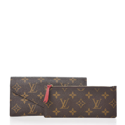 Louis Vuitton Monogram Josephine Wallet Red 3 of 13