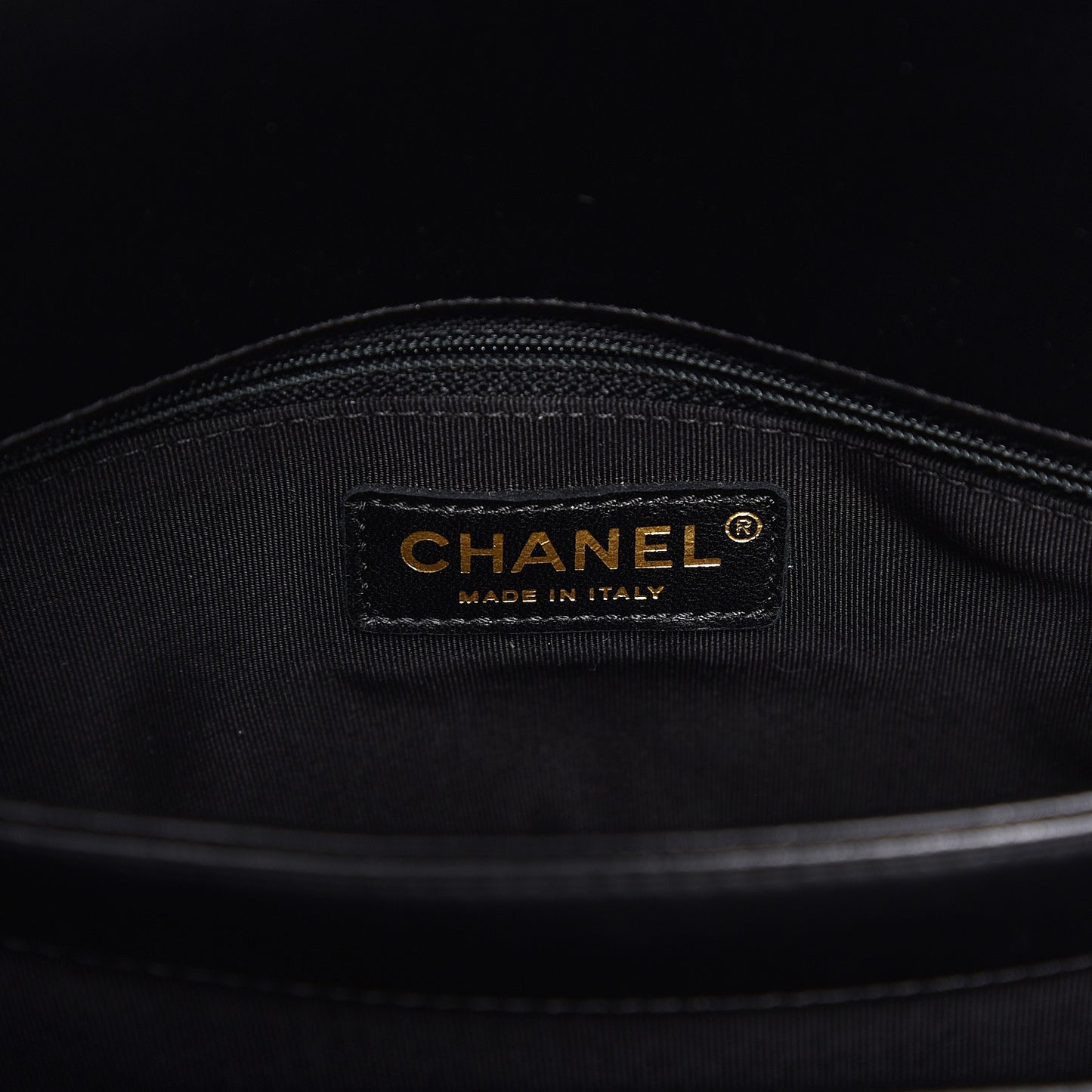 Lambskin Quilted Large CC Unchained Crossbody Black