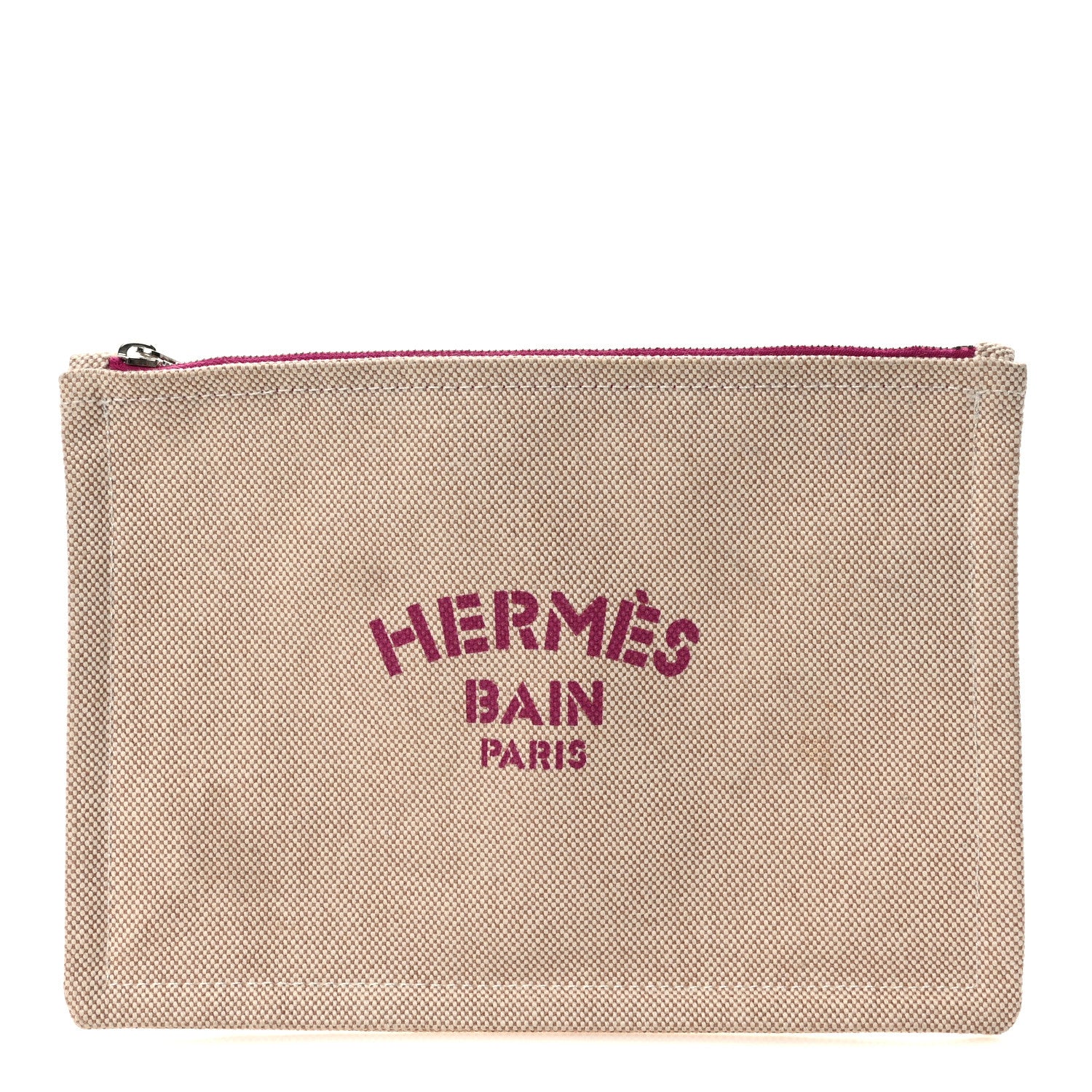 Hermes Toile Small Bain New Yachting Case Bougainvillier 1 of 8