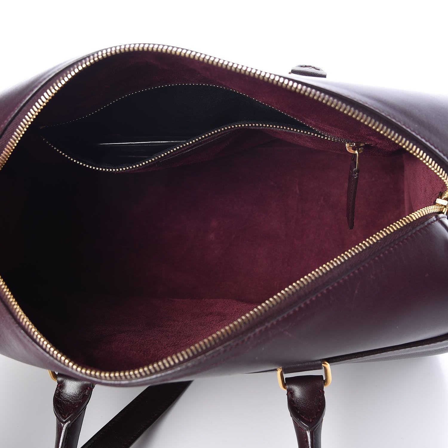 Saint Laurent Calfskin Classic Duffle 6 Amarena 6 of 11
