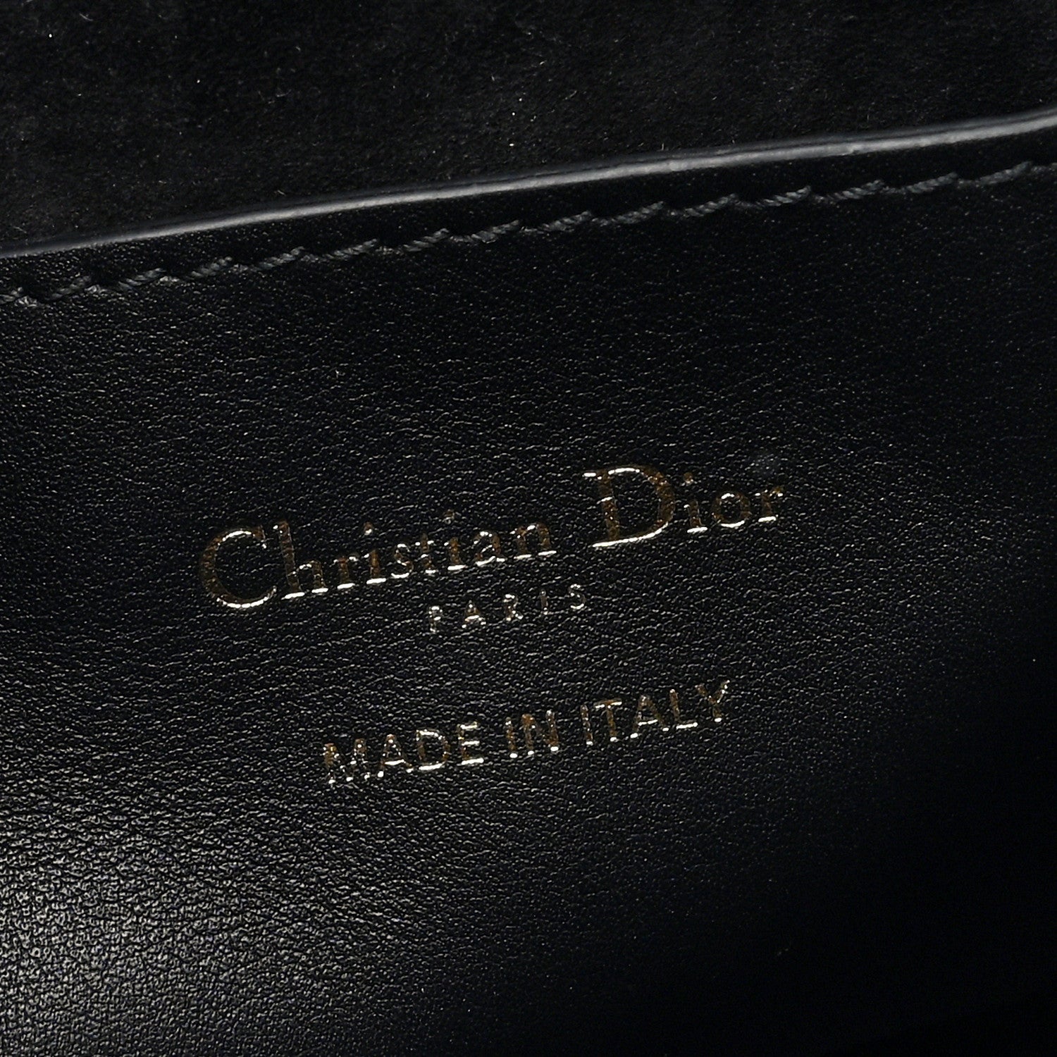 Christian Dior Calfskin Macrocannage Cannage Small Drawstring Backpack Black 5 of 9
