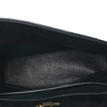 Saint Laurent Patent Calfskin Matelasse Monogram Medium Vicky Chain Bag Black 5 of 8