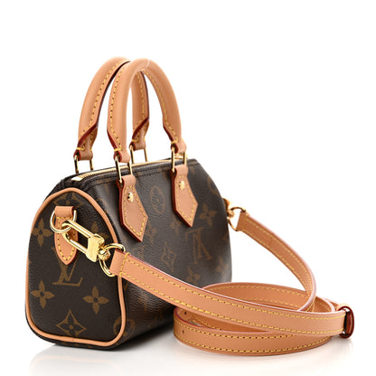 Louis Vuitton Monogram Nano Speedy Bandouliere 3 of 11