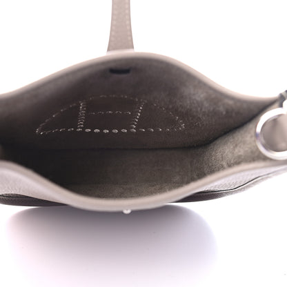 Hermes Taurillon Clemence Evelyne TPM Gris Asphalte 5 of 9