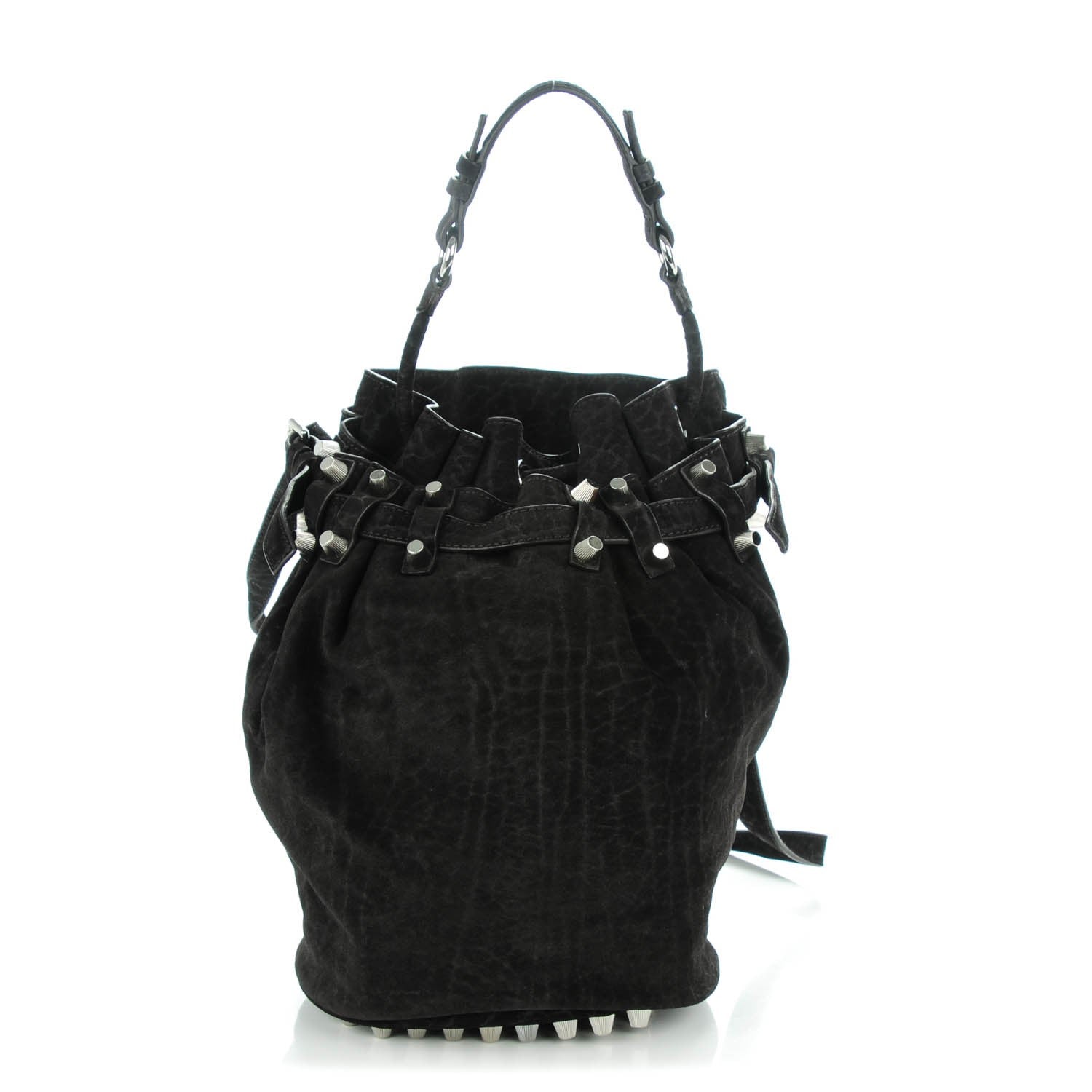 Alexander Wang Suede Diego Bucket Bag Espresso 1 of 7