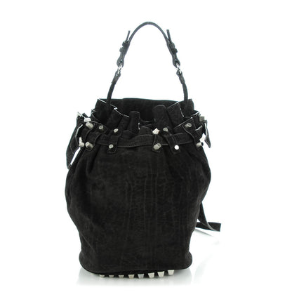 Alexander Wang Suede Diego Bucket Bag Espresso 1 of 7