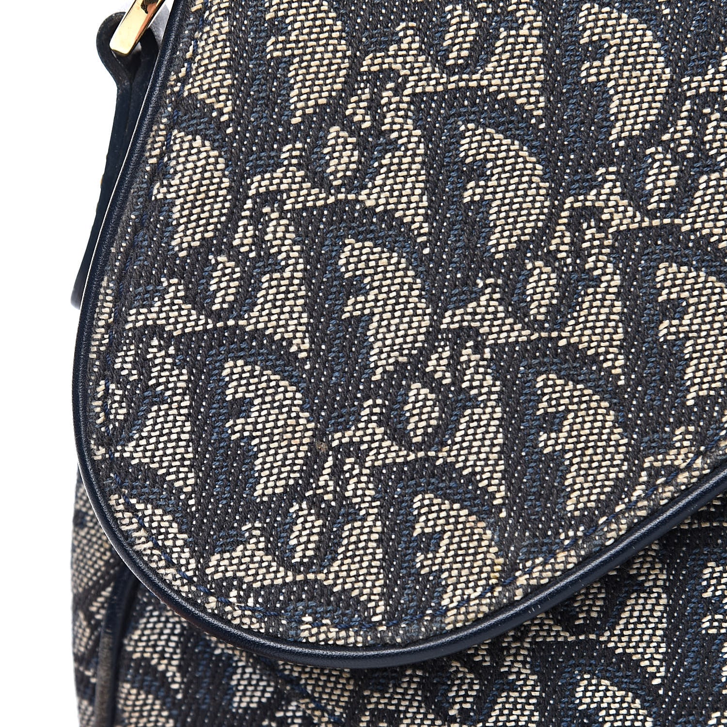 Christian Dior Monogram Saddle Bag Black 14 of 15