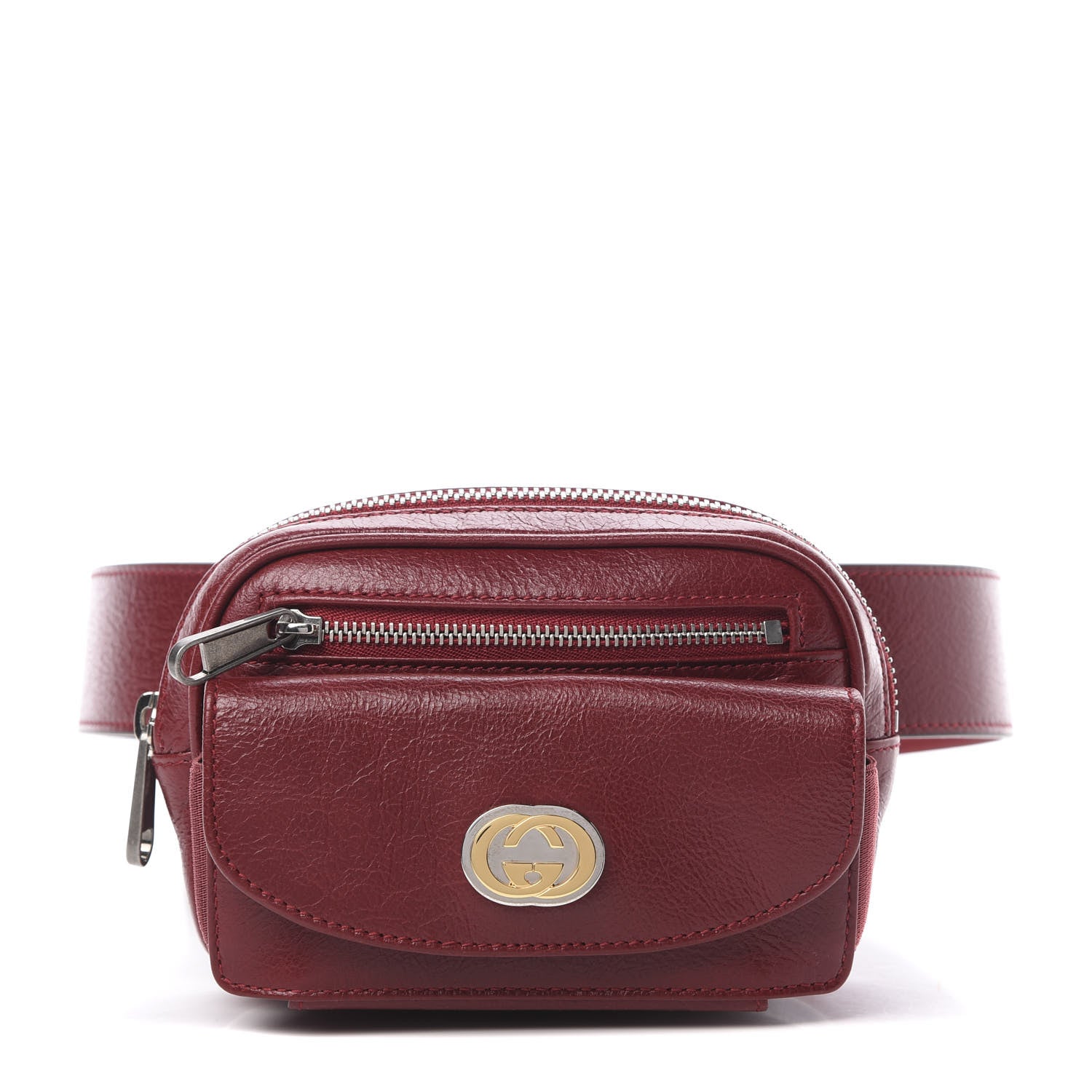 Gucci Fluffy Calfskin Mini Morpheus Belt Bag 90 36 Red 1 of 11