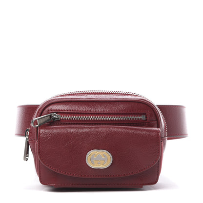 Gucci Fluffy Calfskin Mini Morpheus Belt Bag 90 36 Red 1 of 11