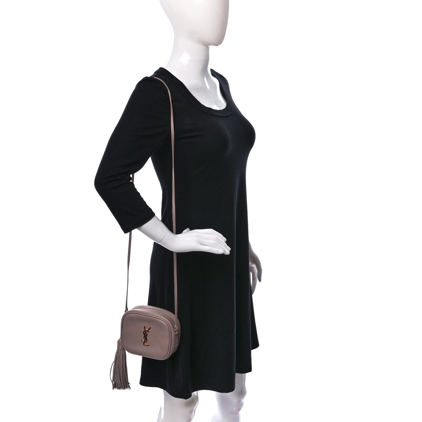 Nappa Monogram Blogger Bag Deep Beige