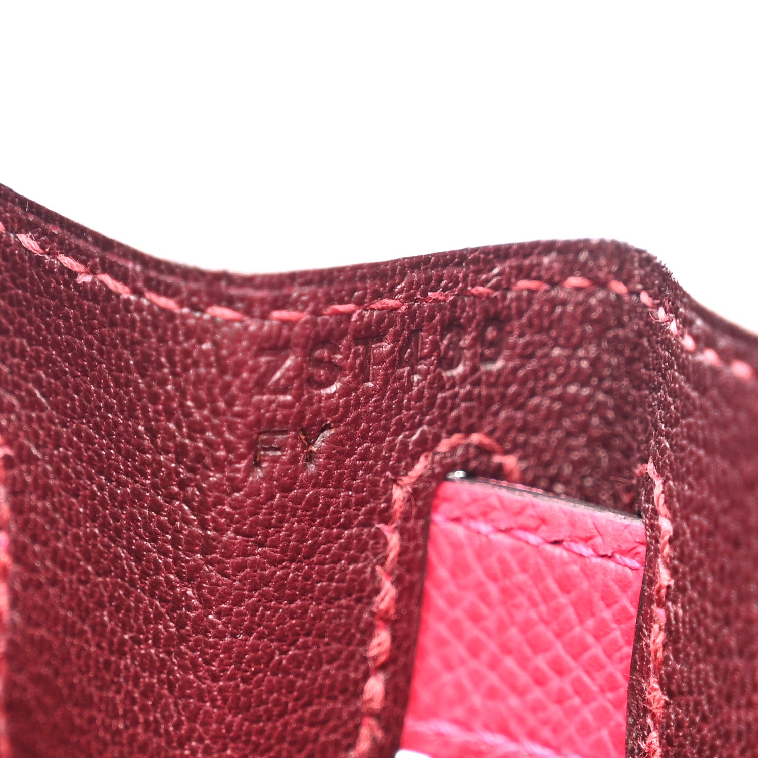 Hermes Epsom Verso Kelly Sellier 28 Framboise Prune 6 of 13