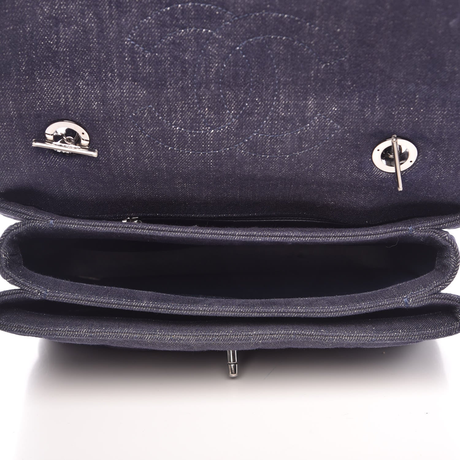 Chanel Denim Quilted Medium Trendy CC Flap Dual Handle Bag 5 of 13