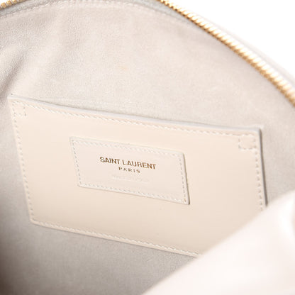 Saint Laurent Calfskin Classic Baby Duffle Dove White 6 of 7