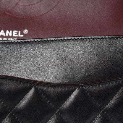 Chanel Lambskin Quilted Jumbo Double Flap Black 12 of 12