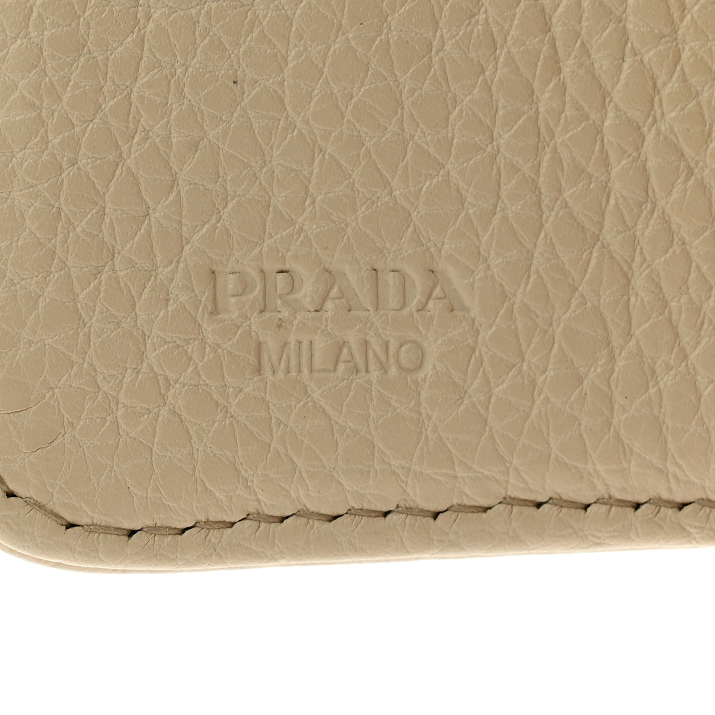 Vitello Daino Compact Zip Around Wallet Cera