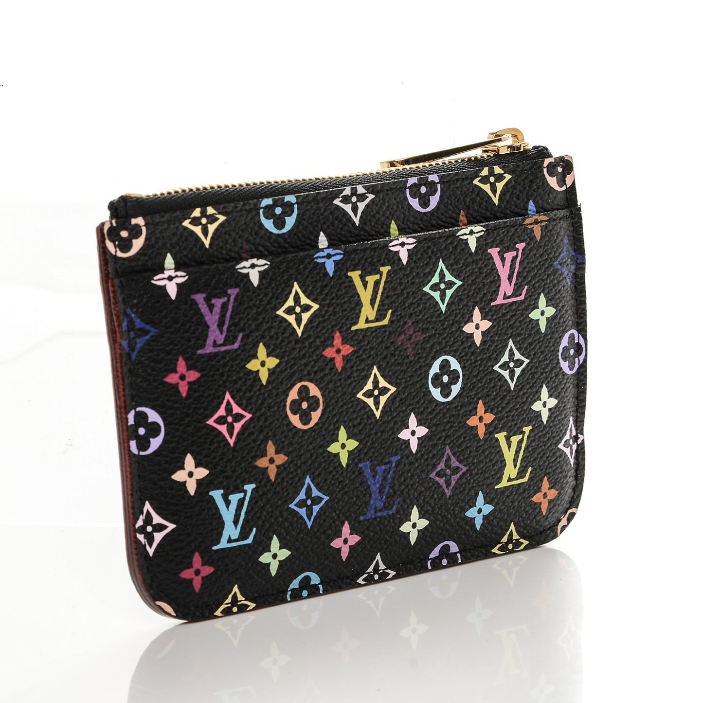 Monogram Multicolor Key Pouch Black Grenade