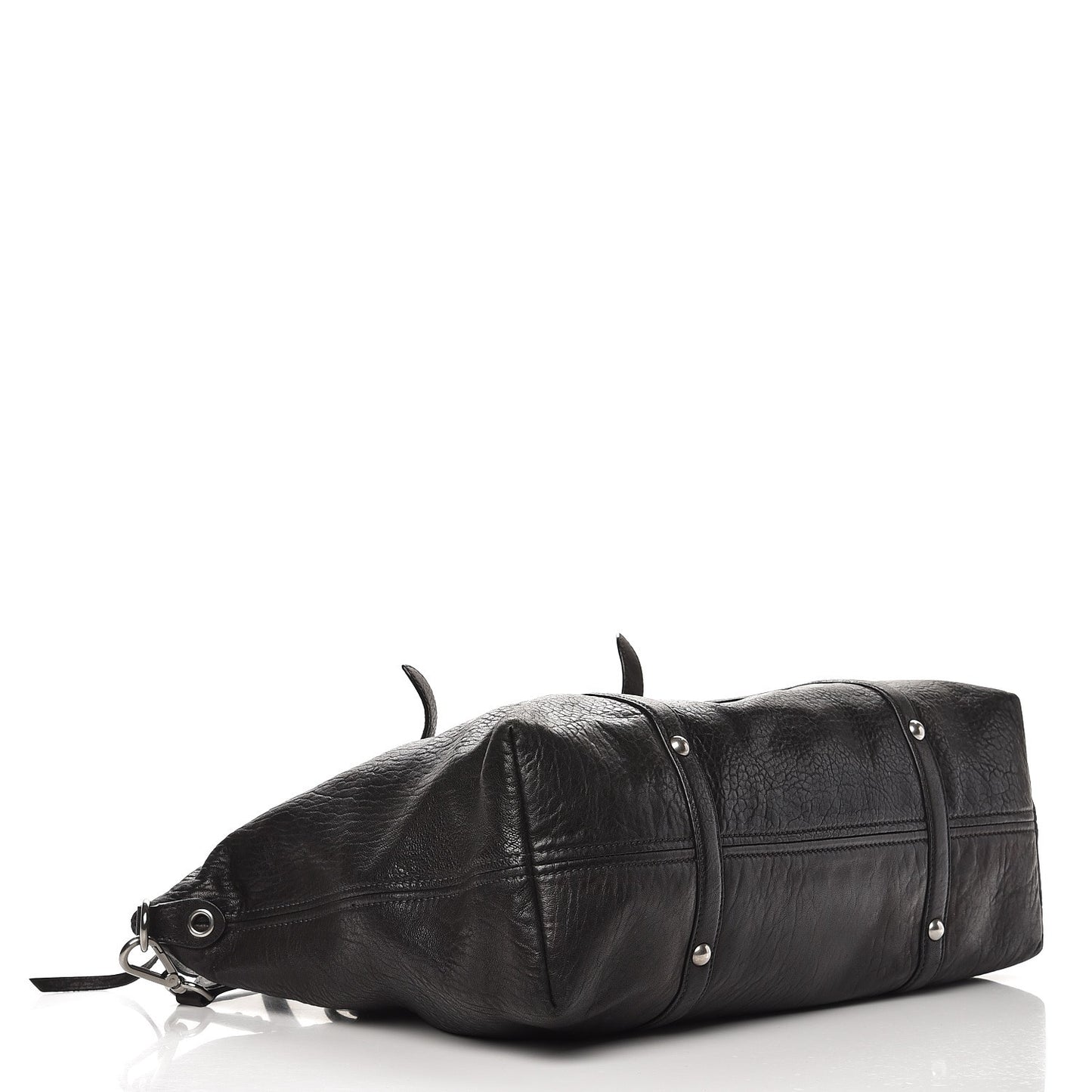 Goatskin Madras Convertible Tote Nero Black