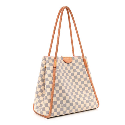 Louis Vuitton Damier Azur Propriano Rose Ballerine 3 of 11