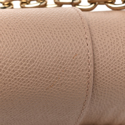 Christian Dior Grained Calfskin 30 Montaigne Chain Flap Bag Blush 17 of 18
