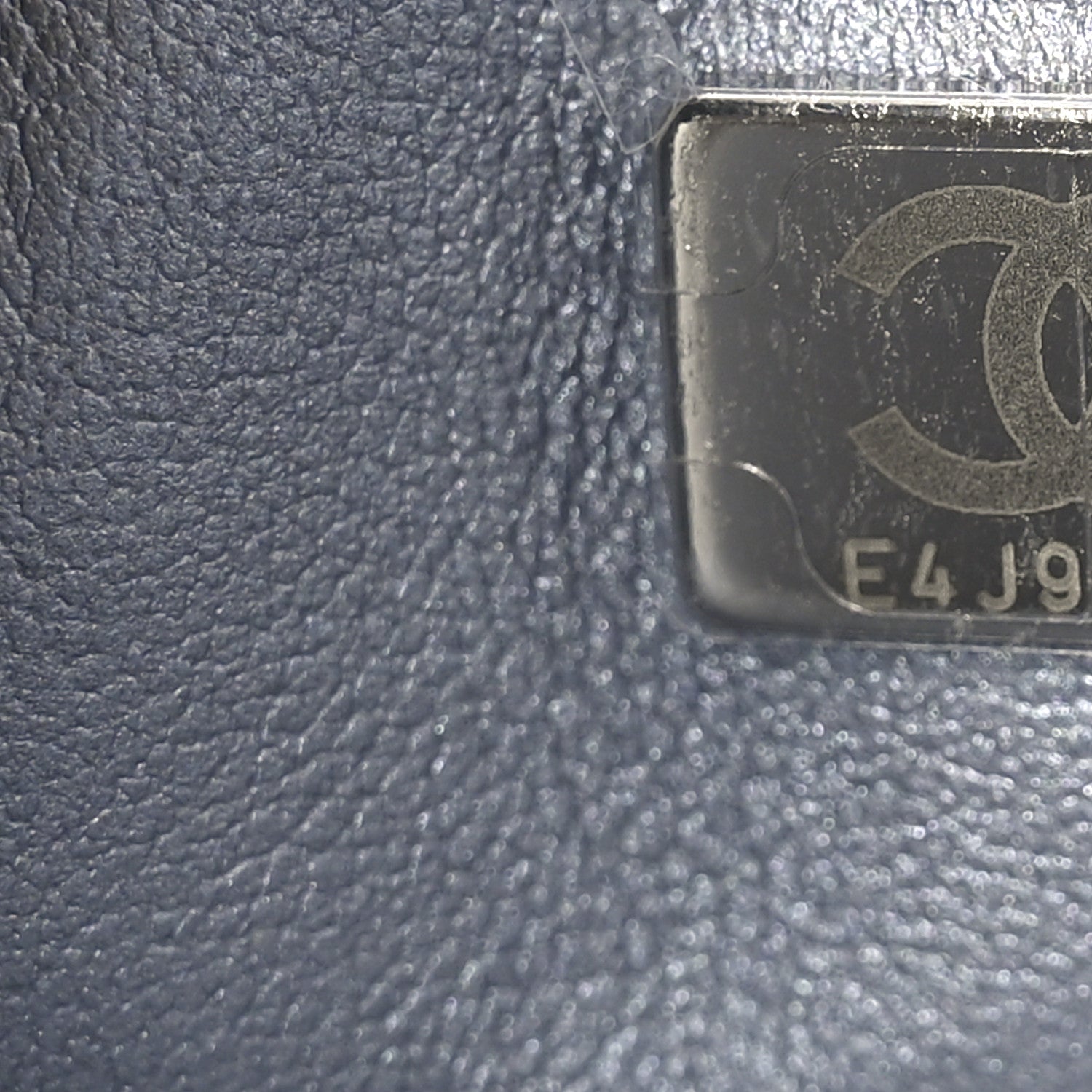 Chanel Metallic Caviar Quilted Medium Double Flap Silvery 7 of 11