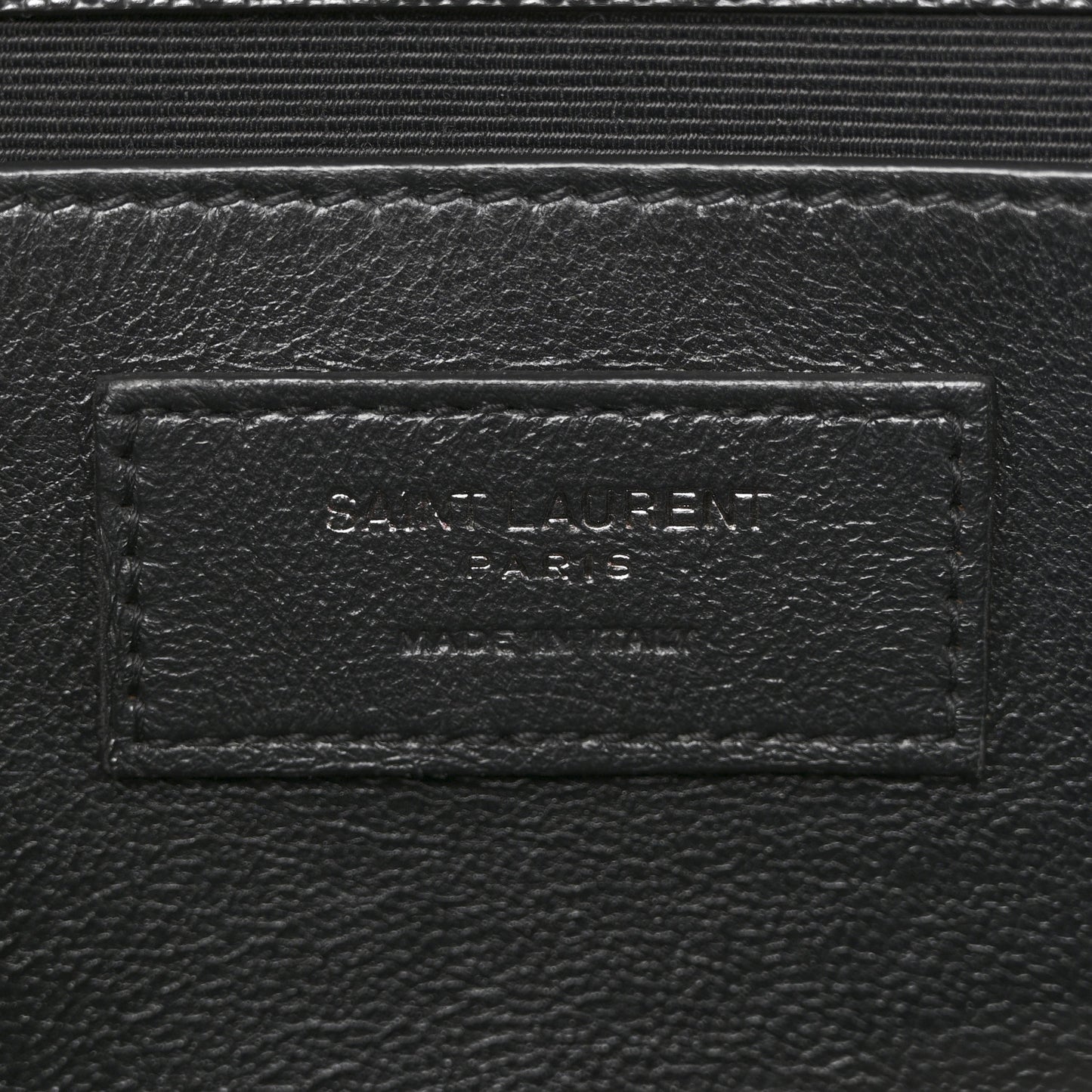 Grain De Poudre Medium Classic Monogram Monochrome Kate Satchel Black