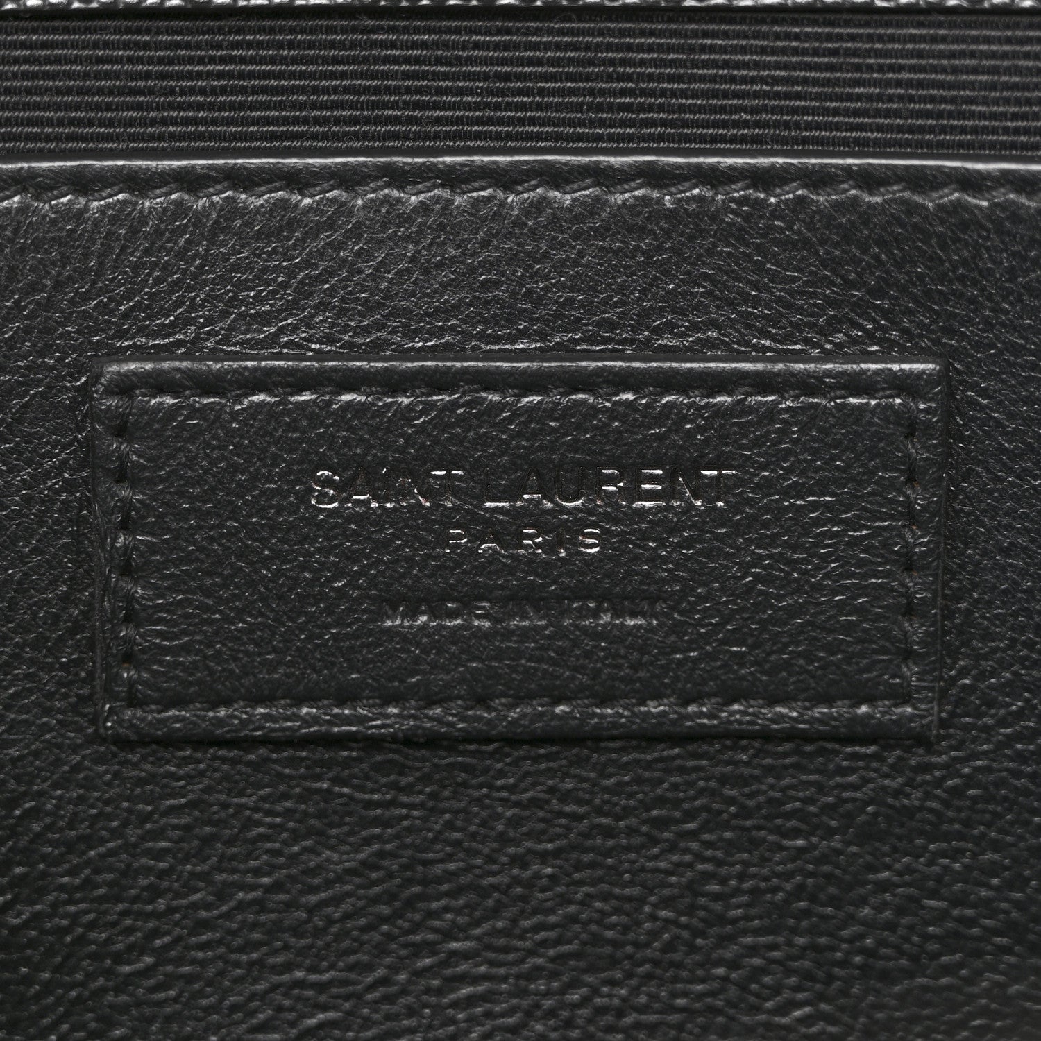 Saint Laurent Grain De Poudre Medium Classic Monogram Monochrome Kate Satchel Black 6 of 13