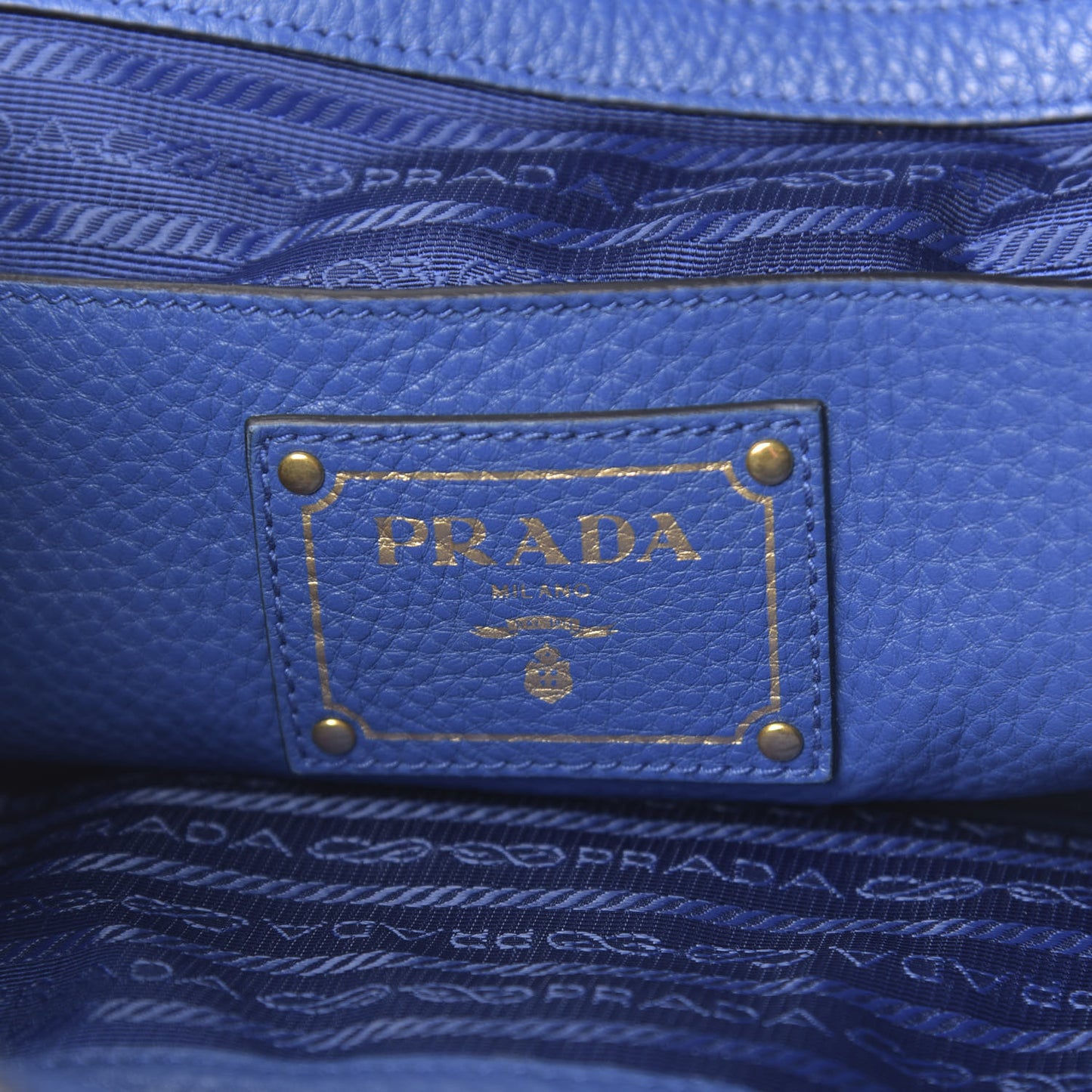Vitello Phenix Tote Azzurro