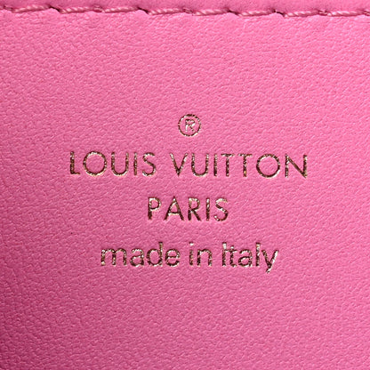 Louis Vuitton Lambskin Embossed Monogram Vuittamins Pochette Coussin Rose Violet 7 of 12