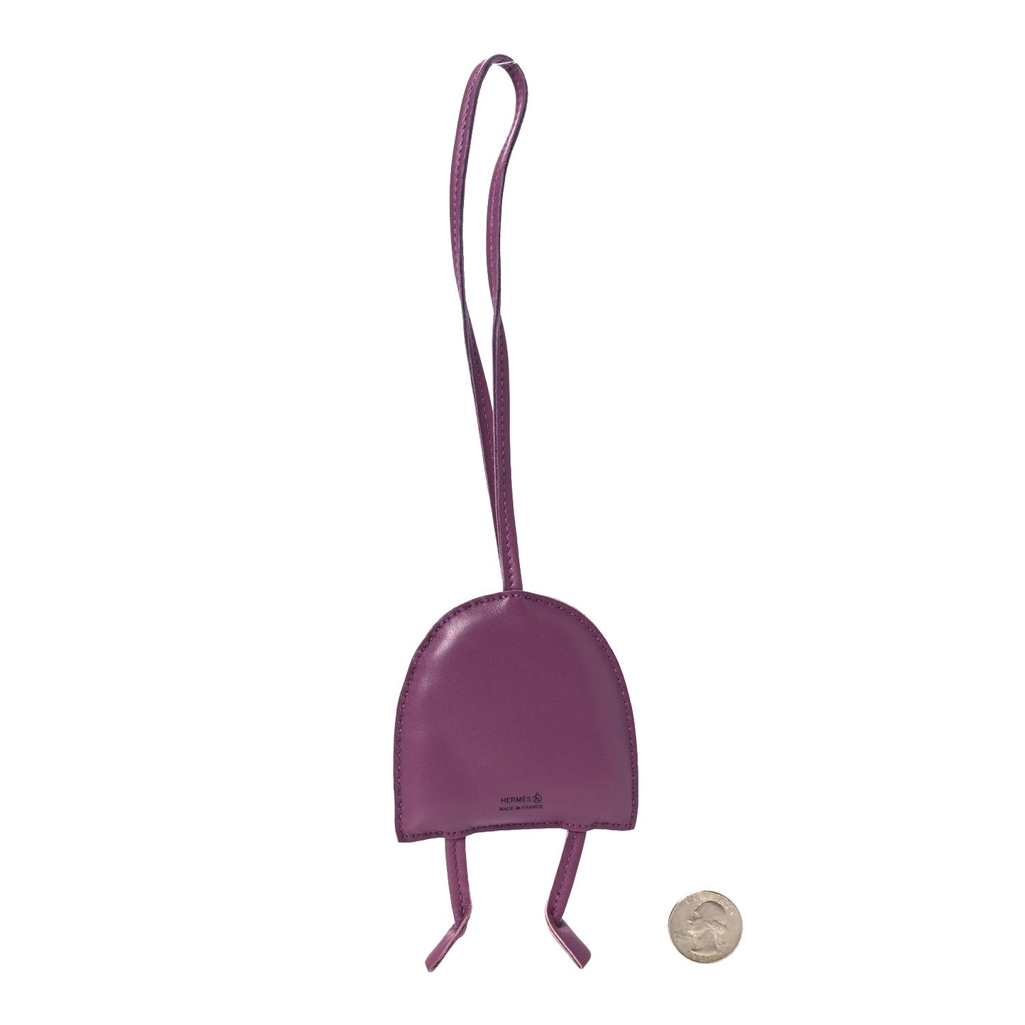 Lambskin Silk Petit H Hibouton Charm