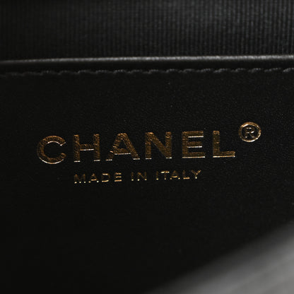 Chanel Grained Calfskin Quilted Cruise Mini Flap Black 14 of 31