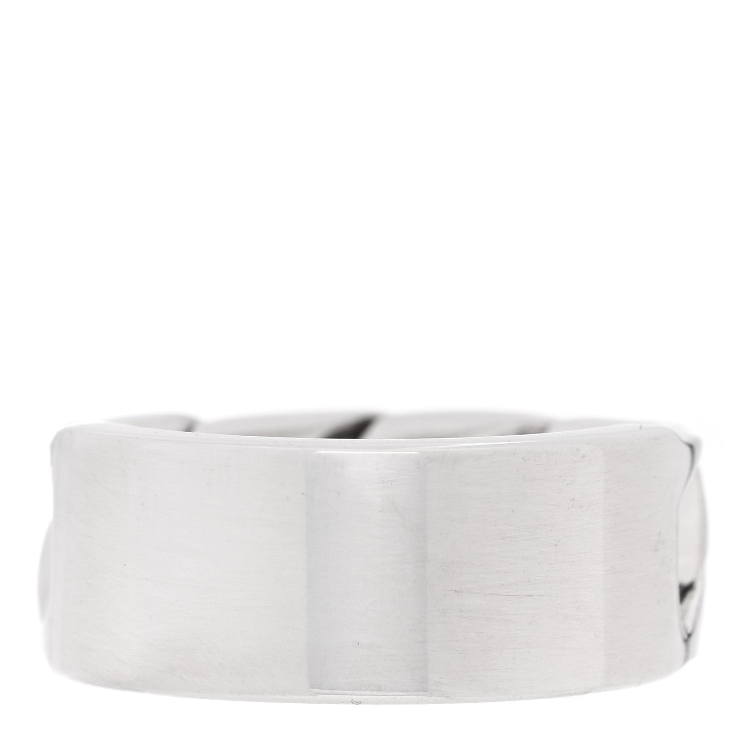 Tiffany Sterling Silver Curb Link Ring 49 5 3 of 5